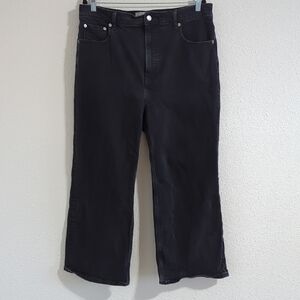 Everlane The Way High Sailor Jean Black - Crop - Size 33